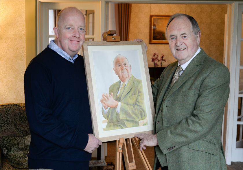 Sound and vision: artist honours former MP with portrait
