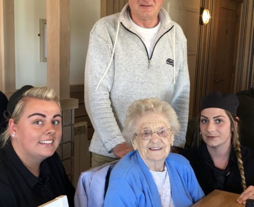 Nelly Celebrates her 100 Years at Harbour View