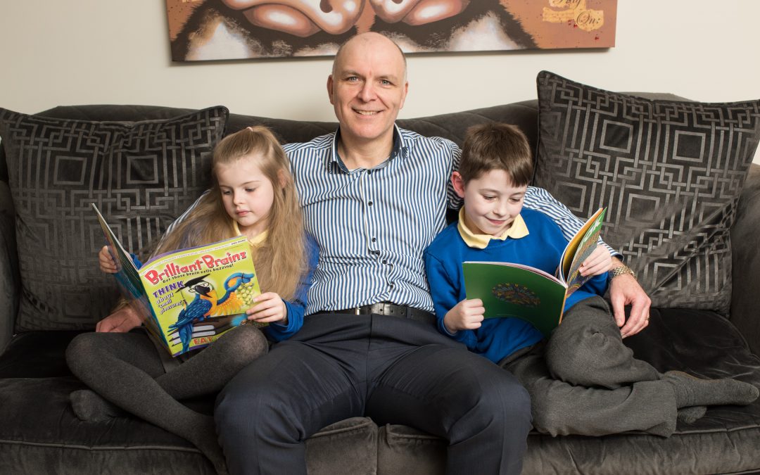 North Grandad’s ‘comic genius’ idea to help tempt kids off tech